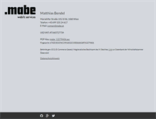 Tablet Screenshot of mabe.at